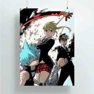 Onyourcases Soul Eater Best Custom Poster Silk Poster Wall Decor New Home Decoration Wall Art Satin Silky Decorative Wallpaper Personalized Wall Hanging 20x14 Inch 24x35 Inch Poster