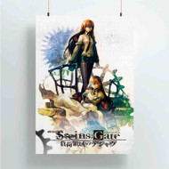 Onyourcases Steins Gate Custom Poster Silk Poster Wall Decor New Home Decoration Wall Art Satin Silky Decorative Wallpaper Personalized Wall Hanging 20x14 Inch 24x35 Inch Poster