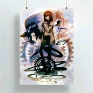 Onyourcases Steins Gate Kurisu Custom Poster Silk Poster Wall Decor New Home Decoration Wall Art Satin Silky Decorative Wallpaper Personalized Wall Hanging 20x14 Inch 24x35 Inch Poster