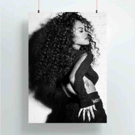 Onyourcases Teyana Taylor Custom Poster Silk Poster Wall Decor New Home Decoration Wall Art Satin Silky Decorative Wallpaper Personalized Wall Hanging 20x14 Inch 24x35 Inch Poster