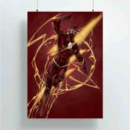 Onyourcases The Flash Best Custom Poster Silk Poster Wall Decor New Home Decoration Wall Art Satin Silky Decorative Wallpaper Personalized Wall Hanging 20x14 Inch 24x35 Inch Poster