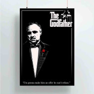 Onyourcases The Godfather Best Custom Poster Silk Poster Wall Decor New Home Decoration Wall Art Satin Silky Decorative Wallpaper Personalized Wall Hanging 20x14 Inch 24x35 Inch Poster