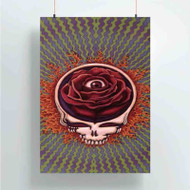 Onyourcases The Grateful Dead Custom Poster Silk Poster Wall Decor New Home Decoration Wall Art Satin Silky Decorative Wallpaper Personalized Wall Hanging 20x14 Inch 24x35 Inch Poster