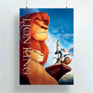 Onyourcases The Lion King Art Best Custom Poster Silk Poster Wall Decor New Home Decoration Wall Art Satin Silky Decorative Wallpaper Personalized Wall Hanging 20x14 Inch 24x35 Inch Poster