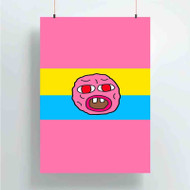 Onyourcases Tyler Creator Cherry Bomb Face Custom Poster Silk Poster Wall Decor New Home Decoration Wall Art Satin Silky Decorative Wallpaper Personalized Wall Hanging 20x14 Inch 24x35 Inch Poster