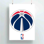 Onyourcases Washington Wizards Custom Poster Silk Poster Wall Decor New Home Decoration Wall Art Satin Silky Decorative Wallpaper Personalized Wall Hanging 20x14 Inch 24x35 Inch Poster