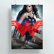 Onyourcases Wonder Woman Batman vs Superman Best Custom Poster Silk Poster Wall Decor New Home Decoration Wall Art Satin Silky Decorative Wallpaper Personalized Wall Hanging 20x14 Inch 24x35 Inch Poster