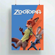 Onyourcases Zootopia Best Custom Poster Silk Poster Wall Decor New Home Decoration Wall Art Satin Silky Decorative Wallpaper Personalized Wall Hanging 20x14 Inch 24x35 Inch Poster
