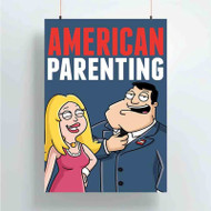 Onyourcases American Dad American Parenting Custom Poster Silk Poster Wall Decor Home Art Decoration Wall Art Satin Silky Decorative Wallpaper Personalized Wall Hanging 20x14 Inch 24x35 Inch Poster