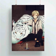 Onyourcases Atsushi Nakajima Bungou Stray Dogs Custom Poster Silk Poster Wall Decor Home Art Decoration Wall Art Satin Silky Decorative Wallpaper Personalized Wall Hanging 20x14 Inch 24x35 Inch Poster