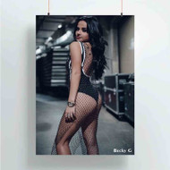 Onyourcases Becky G Custom Poster Silk Poster Wall Decor Home Art Decoration Wall Art Satin Silky Decorative Wallpaper Personalized Wall Hanging 20x14 Inch 24x35 Inch Poster