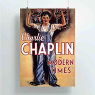 Onyourcases Charlie Chaplin Modern Times Great Custom Poster Silk Poster Wall Decor Home Art Decoration Wall Art Satin Silky Decorative Wallpaper Personalized Wall Hanging 20x14 Inch 24x35 Inch Poster