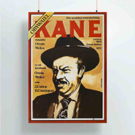 Onyourcases Citizen Kane Custom Poster Silk Poster Wall Decor Home Art Decoration Wall Art Satin Silky Decorative Wallpaper Personalized Wall Hanging 20x14 Inch 24x35 Inch Poster