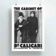 Onyourcases Das Cabinet des Dr Caligari The Cabinet of Dr Caligari Custom Poster Silk Poster Wall Decor Home Art Decoration Wall Art Satin Silky Decorative Wallpaper Personalized Wall Hanging 20x14 Inch 24x35 Inch Poster