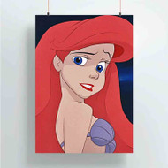 Onyourcases Disney Ariel The Little Mermaid New Custom Poster Silk Poster Wall Decor Home Art Decoration Wall Art Satin Silky Decorative Wallpaper Personalized Wall Hanging 20x14 Inch 24x35 Inch Poster