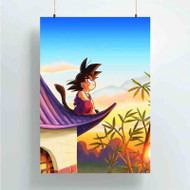 Onyourcases Goku Child Great Custom Poster Silk Poster Wall Decor Home Art Decoration Wall Art Satin Silky Decorative Wallpaper Personalized Wall Hanging 20x14 Inch 24x35 Inch Poster