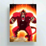 Onyourcases Goku Monkey MOnster Dragon Ball Custom Poster Silk Poster Wall Decor Home Art Decoration Wall Art Satin Silky Decorative Wallpaper Personalized Wall Hanging 20x14 Inch 24x35 Inch Poster