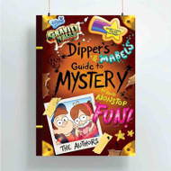 Onyourcases Gravity Falls Dipper s and Mabel s Guide to Mystery and Nonstop Custom Poster Silk Poster Wall Decor Home Art Decoration Wall Art Satin Silky Decorative Wallpaper Personalized Wall Hanging 20x14 Inch 24x35 Inch Poster