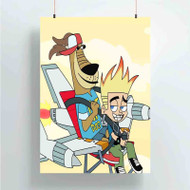 Onyourcases Johnny Test Custom Poster Silk Poster Wall Decor Home Art Decoration Wall Art Satin Silky Decorative Wallpaper Personalized Wall Hanging 20x14 Inch 24x35 Inch Poster