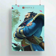 Onyourcases Kunkka Dota 2 Custom Poster Silk Poster Wall Decor Home Art Decoration Wall Art Satin Silky Decorative Wallpaper Personalized Wall Hanging 20x14 Inch 24x35 Inch Poster