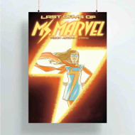 Onyourcases Last Days of Ms Marvel Custom Poster Silk Poster Wall Decor Home Art Decoration Wall Art Satin Silky Decorative Wallpaper Personalized Wall Hanging 20x14 Inch 24x35 Inch Poster