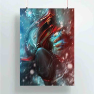 Onyourcases Lee Sin League of Legends Custom Poster Silk Poster Wall Decor Home Art Decoration Wall Art Satin Silky Decorative Wallpaper Personalized Wall Hanging 20x14 Inch 24x35 Inch Poster
