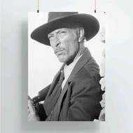 Onyourcases Lee Van Cleef Custom Poster Silk Poster Wall Decor Home Art Decoration Wall Art Satin Silky Decorative Wallpaper Personalized Wall Hanging 20x14 Inch 24x35 Inch Poster