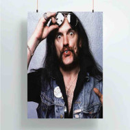 Onyourcases Lemmy Kilmister Custom Poster Silk Poster Wall Decor Home Art Decoration Wall Art Satin Silky Decorative Wallpaper Personalized Wall Hanging 20x14 Inch 24x35 Inch Poster