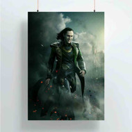 Onyourcases Loki Marvel Custom Poster Silk Poster Wall Decor Home Art Decoration Wall Art Satin Silky Decorative Wallpaper Personalized Wall Hanging 20x14 Inch 24x35 Inch Poster