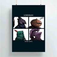 Onyourcases Lordran Dark Days Custom Poster Silk Poster Wall Decor Home Art Decoration Wall Art Satin Silky Decorative Wallpaper Personalized Wall Hanging 20x14 Inch 24x35 Inch Poster