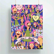 Onyourcases Louise Belcher Collage Custom Poster Silk Poster Wall Decor Home Art Decoration Wall Art Satin Silky Decorative Wallpaper Personalized Wall Hanging 20x14 Inch 24x35 Inch Poster