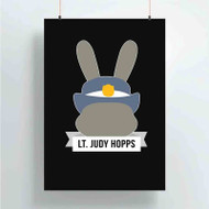 Onyourcases Lt Judy Hopps Zootopia Disney Custom Poster Silk Poster Wall Decor Home Art Decoration Wall Art Satin Silky Decorative Wallpaper Personalized Wall Hanging 20x14 Inch 24x35 Inch Poster
