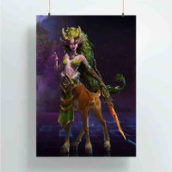 Onyourcases Lunara Heroes of Storm Custom Poster Silk Poster Wall Decor Home Art Decoration Wall Art Satin Silky Decorative Wallpaper Personalized Wall Hanging 20x14 Inch 24x35 Inch Poster