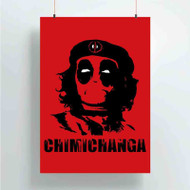 Onyourcases Marvel Deadpool Chimichanga Custom Poster Silk Poster Wall Decor Home Art Decoration Wall Art Satin Silky Decorative Wallpaper Personalized Wall Hanging 20x14 Inch 24x35 Inch Poster