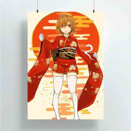 Onyourcases Meiko Vocaloid Custom Poster Silk Poster Wall Decor Home Art Decoration Wall Art Satin Silky Decorative Wallpaper Personalized Wall Hanging 20x14 Inch 24x35 Inch Poster