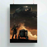 Onyourcases Millennium Falcon Droid Star Wars the Force Awakens Custom Poster Silk Poster Wall Decor Home Art Decoration Wall Art Satin Silky Decorative Wallpaper Personalized Wall Hanging 20x14 Inch 24x35 Inch Poster