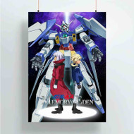 Onyourcases Mobile Suit Gundam AGE Memory of Ede Custom Poster Silk Poster Wall Decor Home Art Decoration Wall Art Satin Silky Decorative Wallpaper Personalized Wall Hanging 20x14 Inch 24x35 Inch Poster