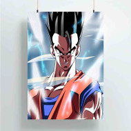 Onyourcases Mystic Gohan Custom Poster Silk Poster Wall Decor Home Art Decoration Wall Art Satin Silky Decorative Wallpaper Personalized Wall Hanging 20x14 Inch 24x35 Inch Poster