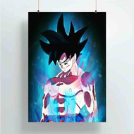 Onyourcases New Level Goku Dragon Ball Super Great Custom Poster Silk Poster Wall Decor Home Art Decoration Wall Art Satin Silky Decorative Wallpaper Personalized Wall Hanging 20x14 Inch 24x35 Inch Poster
