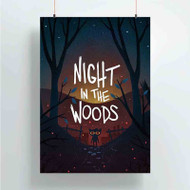 Onyourcases Night in The Woods Great Custom Poster Silk Poster Wall Decor Home Art Decoration Wall Art Satin Silky Decorative Wallpaper Personalized Wall Hanging 20x14 Inch 24x35 Inch Poster