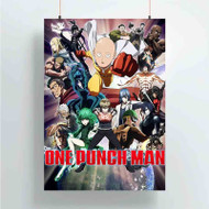 Onyourcases One Punch Man Season 2 Custom Poster Silk Poster Wall Decor Home Art Decoration Wall Art Satin Silky Decorative Wallpaper Personalized Wall Hanging 20x14 Inch 24x35 Inch Poster