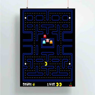 Onyourcases Pac Man Custom Poster Silk Poster Wall Decor Home Art Decoration Wall Art Satin Silky Decorative Wallpaper Personalized Wall Hanging 20x14 Inch 24x35 Inch Poster