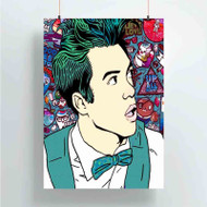 Onyourcases Panic at The Disco Art Custom Poster Silk Poster Wall Decor Home Art Decoration Wall Art Satin Silky Decorative Wallpaper Personalized Wall Hanging 20x14 Inch 24x35 Inch Poster