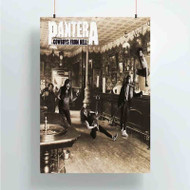 Onyourcases Pantera Band Custom Poster Silk Poster Wall Decor Home Art Decoration Wall Art Satin Silky Decorative Wallpaper Personalized Wall Hanging 20x14 Inch 24x35 Inch Poster