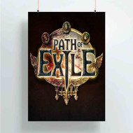 Onyourcases Path of Exile Custom Poster Silk Poster Wall Decor Home Art Decoration Wall Art Satin Silky Decorative Wallpaper Personalized Wall Hanging 20x14 Inch 24x35 Inch Poster