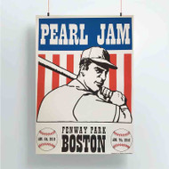 Onyourcases Pearl Jam fenway Custom Poster Silk Poster Wall Decor Home Art Decoration Wall Art Satin Silky Decorative Wallpaper Personalized Wall Hanging 20x14 Inch 24x35 Inch Poster