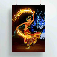 Onyourcases Princess Jasmine Disney Custom Poster Silk Poster Wall Decor Home Art Decoration Wall Art Satin Silky Decorative Wallpaper Personalized Wall Hanging 20x14 Inch 24x35 Inch Poster