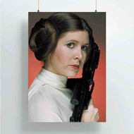 Onyourcases Princess Leia Star Wars The Force Awakens Custom Poster Silk Poster Wall Decor Home Art Decoration Wall Art Satin Silky Decorative Wallpaper Personalized Wall Hanging 20x14 Inch 24x35 Inch Poster