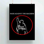Onyourcases Rage Against The Machine Custom Poster Silk Poster Wall Decor Home Art Decoration Wall Art Satin Silky Decorative Wallpaper Personalized Wall Hanging 20x14 Inch 24x35 Inch Poster