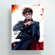 Onyourcases Roy Mustang Anime Manga Custom Poster Silk Poster Wall Decor Home Art Decoration Wall Art Satin Silky Decorative Wallpaper Personalized Wall Hanging 20x14 Inch 24x35 Inch Poster
